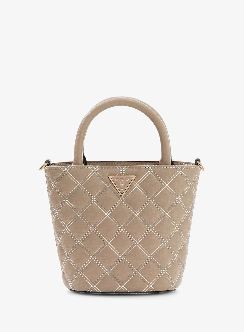 GUESS Giully II Quilted Mini Tote